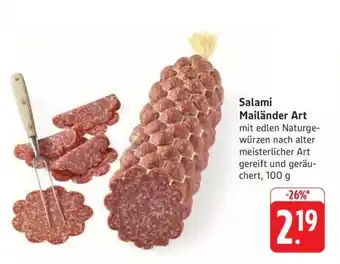 Edeka Salami Mailänder Art Angebot