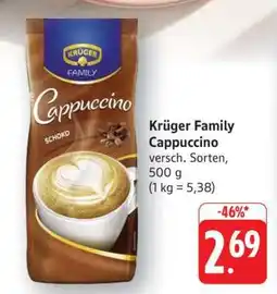 Edeka KRÜGER Family-Cappuccino Angebot
