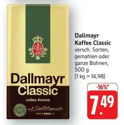 Edeka Dallmayr Kaffee Classic Angebot