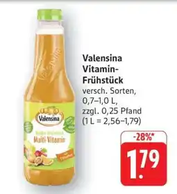 Edeka Valensina Vitamin-Frühstück Angebot
