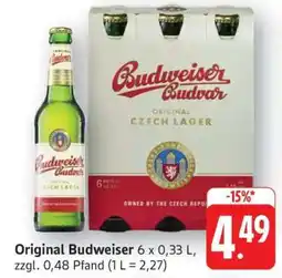 Edeka Original Budweiser Angebot