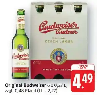 Edeka Original Budweiser Angebot