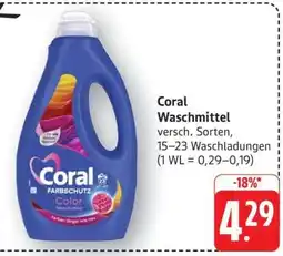 Edeka Coral Waschmittel Angebot