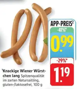 Edeka Knackige Wiener Würstchen lang Angebot