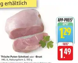 Edeka Frische Puten-Schnitzel oder -Brust Angebot