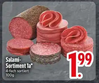 Edeka Salami- Sortiment 1a Angebot