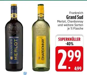Edeka Grand Sud Merlot, Chardonnay und weitere Sorten Angebot