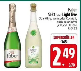 Edeka Faber Sekt oder Light Live Angebot