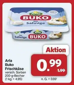 Famila Nord Ost ARLA Buko-Frischkäse Angebot