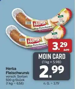Famila Nord Ost HERTA Fleischwurst Angebot