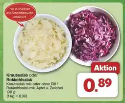 Famila Nord Ost Krautsalat oder Rotkohlsalat Angebot