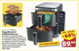 Famila Nord Ost GOURMETmaxx Doppelkammmer-Heißluftfritteuse Angebot