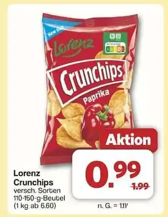 Famila Nord Ost LORENZ Crunchips Angebot