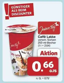 Famila Nord Ost Jeden Tag Caffè Latte Angebot