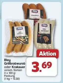 Famila Nord Ost Bley Grillbratwurst oder Krakauer Angebot