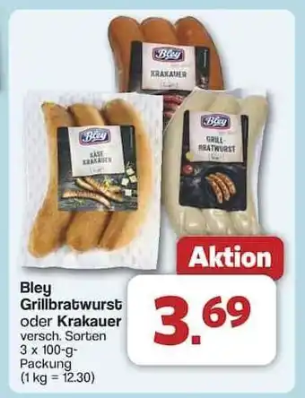 Famila Nord Ost Bley Grillbratwurst oder Krakauer Angebot