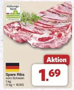 Famila Nord Ost Spare Ribs vom Schwein Angebot