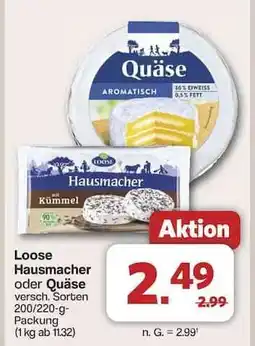 Famila Nord Ost Loose Hausmacher oder Quäse Angebot