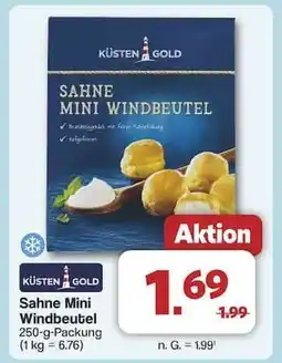 Famila Nord Ost Küsten Gold Sahne Mini Windbeutel Angebot
