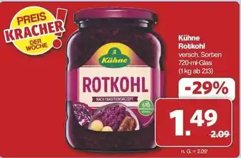 Famila Nord Ost Kühne Rotkohl Angebot