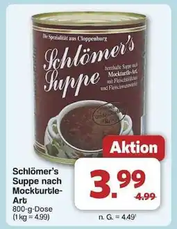 Famila Nord Ost Schlömer’s Suppe nach Mockturtle-Art Angebot