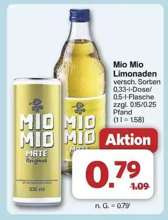 Famila Nord Ost Mio Mio Limonaden Angebot