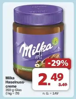 Famila Nord Ost MILKA Haselnusscreme Angebot