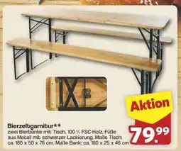 Famila Nord Ost Bierzeltgarnitur Angebot