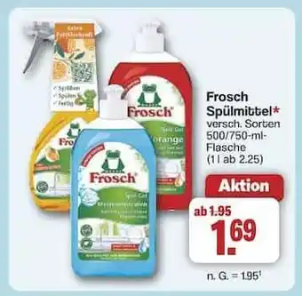Famila Nord Ost Frosch Spülmittel Angebot