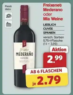 Famila Nord Ost Freixenet Mederano oder Mia Weine Angebot
