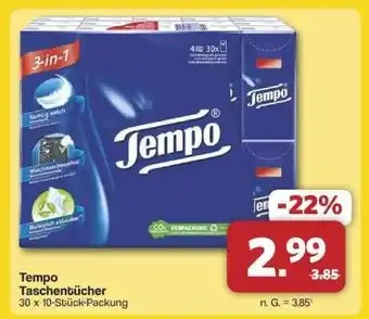 Famila Nord Ost Tempo Taschentücher Angebot