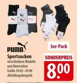 Famila Nord Ost PUMA Sportsocken Angebot