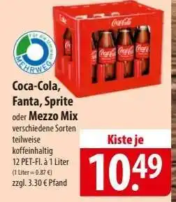 Famila Nord Ost Coca-Cola, Fanta, Sprite oder Mezzo Mix Angebot