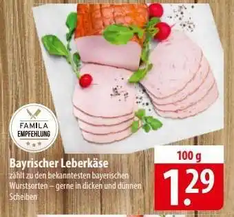 Famila Nord Ost Bayrischer Leberkäse Angebot
