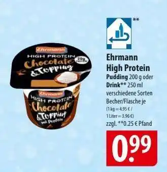 Famila Nord Ost EHRMANN High Protein Angebot