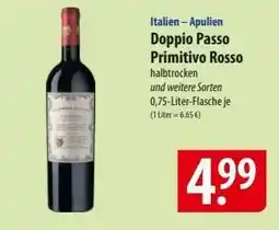 Famila Nord Ost Doppio Passo Primitivo Rosso Angebot