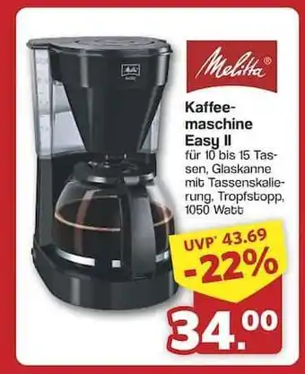 Famila Nord Ost Kaffeemaschine Easy II Angebot