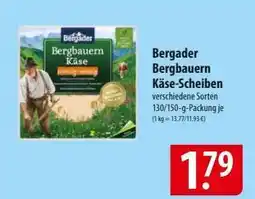 Famila Nord Ost Bergader Bergbauern Käse-Scheiben Angebot