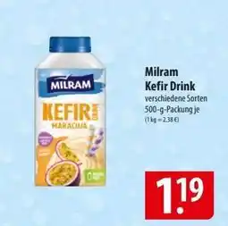 Famila Nord Ost MILRAM Kefir Drink Angebot