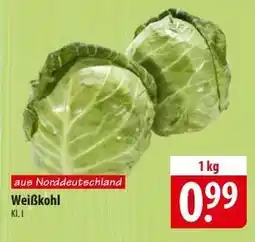 Famila Nord Ost Weißkohl Angebot