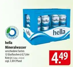Famila Nord Ost Hella Mineralwasser Angebot