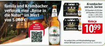 Famila Nord Ost Krombacher versch. Sorten Angebot