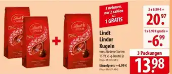 Famila Nord Ost LINDT Lindor Kugeln Angebot