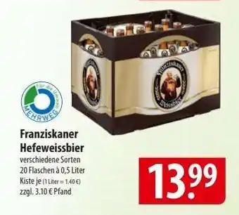 Famila Nord Ost Franziskaner Hefeweissbier Angebot