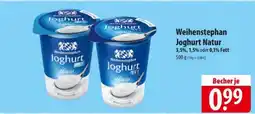 Famila Nord Ost Weihenstephan Joghurt natur Angebot