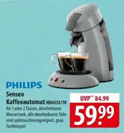 Famila Nord Ost PHILIPS Senseo Kaffeeautomat HD6553/70 Angebot