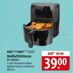 Famila Nord Ost Emerio Heißluftfritteuse AF-129329.3 Angebot