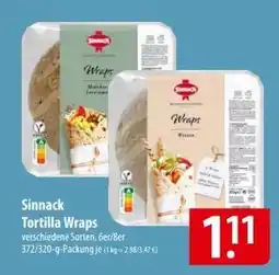 Famila Nord Ost Sinnack Tortilla Wraps Angebot
