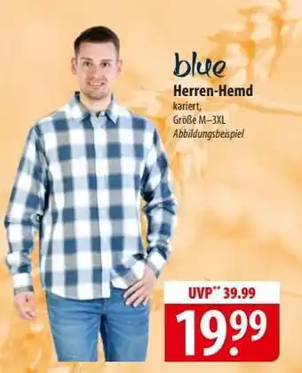 Famila Nord Ost blue Herren-Hemd Angebot