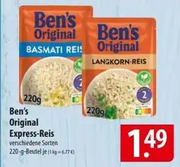 Famila Nord Ost Ben’s Original Express Reis Angebot
